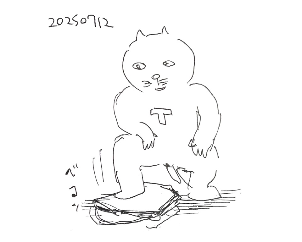 コネコジローの現場日記2025年7月12日①